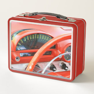 1955 Klassiek dashboard en snelheidsmeter van spor