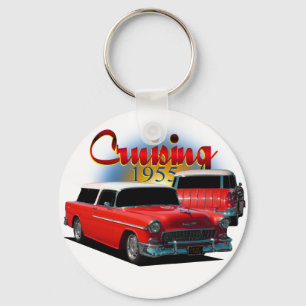 1955 klassiek sleutelhanger