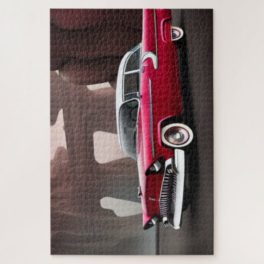 1955 Klassieke autopuzzel Legpuzzel (Verticaal)