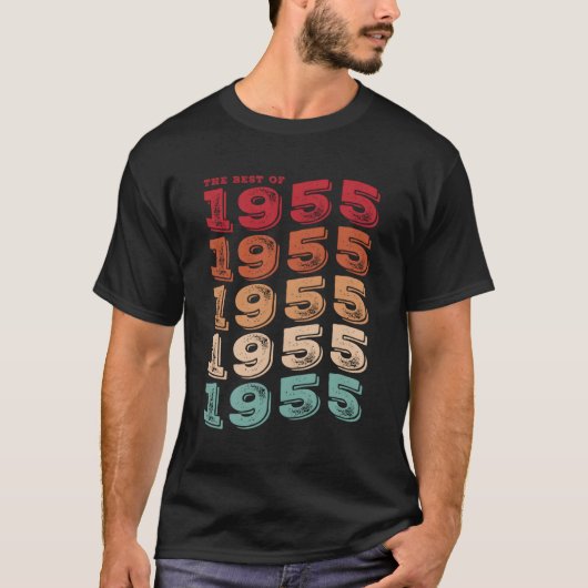 1955 Legende voor 68 68th T-shirt (Voorkant)