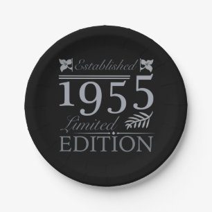 1955 Limited Edition 70e verjaardag Papieren Bordje