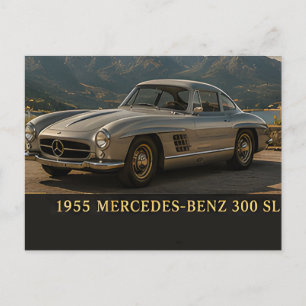 1955 Mercedes-Benz 300 SL Gullwing Klassiek Duits Briefkaart