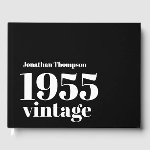 1955 naam Black Male 70ste verjaardagsfeest Gastenboek