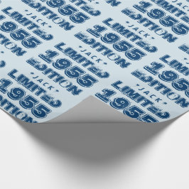 1955 of 1955 YYYYY YYYTHDY Limited Edition 60th V4 Cadeaupapier