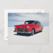 1955 warme walsdraad , straatstaafje , " tri vijf briefkaart (Voorkant / Achterkant)