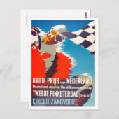 1955 wedstrijd Zandvoort Grand Prix Briefkaart (Voorkant / Achterkant)