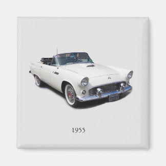 1955 witte converteerbare magneet
