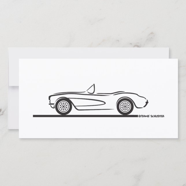 1956 1957 Chevrolet Corvette (Voorkant)