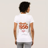 1956 70th Birthday Personalized T-Shirt (Dos entier)