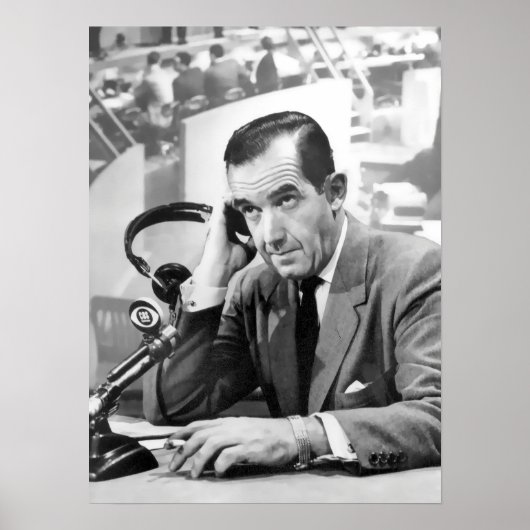 1956 EDWARD R. MURROW CBS POSTER (Voorkant)