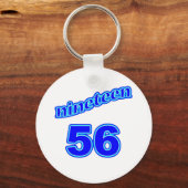 1956 Negentien 56 Sleutelhanger (Voorkant)