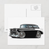 1956 Nomad Black-White-auto Briefkaart (Voorkant / Achterkant)