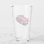 1956 Rood klassiek autoglas Glas (Achterkant)