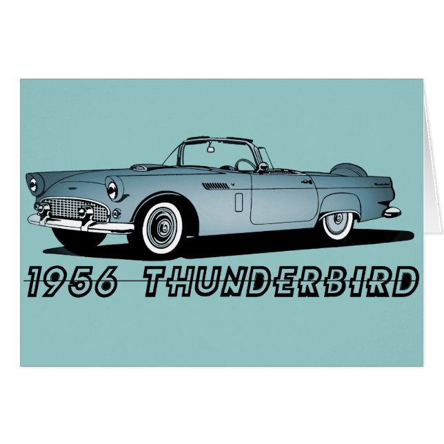 1956 Thunderbird (Voorkant Horizontaal)