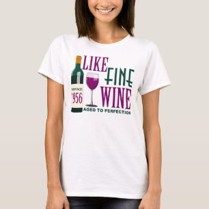 1956 ZOALS fijne wijn die verouderd is tot Vintage T-shirt