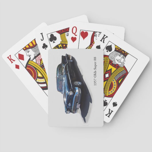 1957 Ans 88 cartes à jouer (dos)