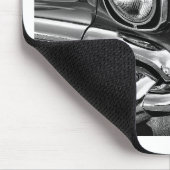 1957 Chevrolet Bel Air Black & White Muismat (Hoek)