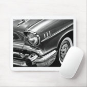 1957 Chevrolet Bel Air Black & White Muismat (Met muis)