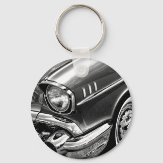 1957 Chevrolet Bel Air Black & White Sleutelhanger