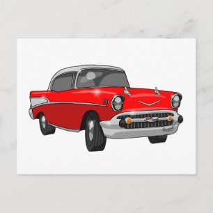 1957 Chevrolet Bel Air Briefkaart