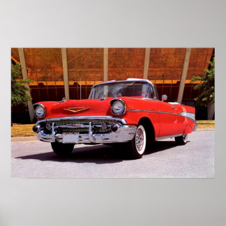 1957 Chevrolet Bel-Air Convertible Poster