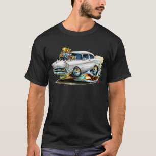 1957 Chevy 150-210 witte auto T-shirt