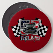 1957 Chevy Bel Air Button. Ronde Button 6,0 Cm (Voorkant /achterkant)