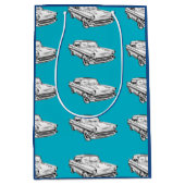 1957 Chevy Bel Air Classic Car Illustration Medium Cadeauzakje (Voorkant)