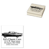 1957 Chevy Chevrolet Bel Air Klassieke auto Rubberstempel (Gestempeld)