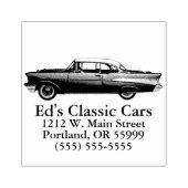 1957 Chevy Chevrolet Bel Air Klassieke auto Rubberstempel (Afrduk)