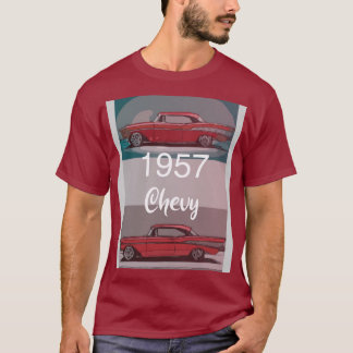 1957 Chevy-ontwerp T-shirt