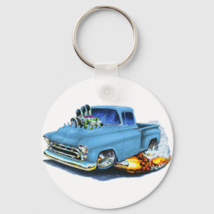 1957 Chevy Pickup Lt Blue Sleutelhanger