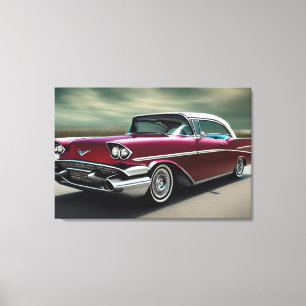 1957 Classic Car Canvas Print