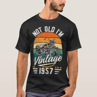1957 Classic Motorcycle Lover 65 Years Old T-shirt