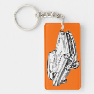 1957 de Illustratie van het Bel Air Chevy Sleutelhanger