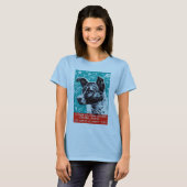 1957 Laika de Space Dog T-shirt (Voorkant volledig)