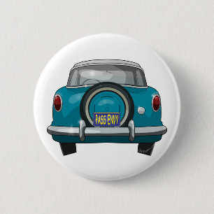 1957 Metropolitan Achterzijde Ronde Button 5,7 Cm