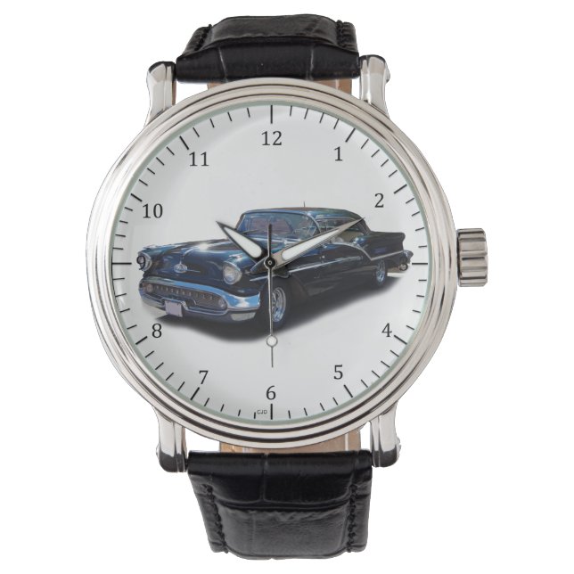 1957 Olds Super 88 horloge (Voorkant)