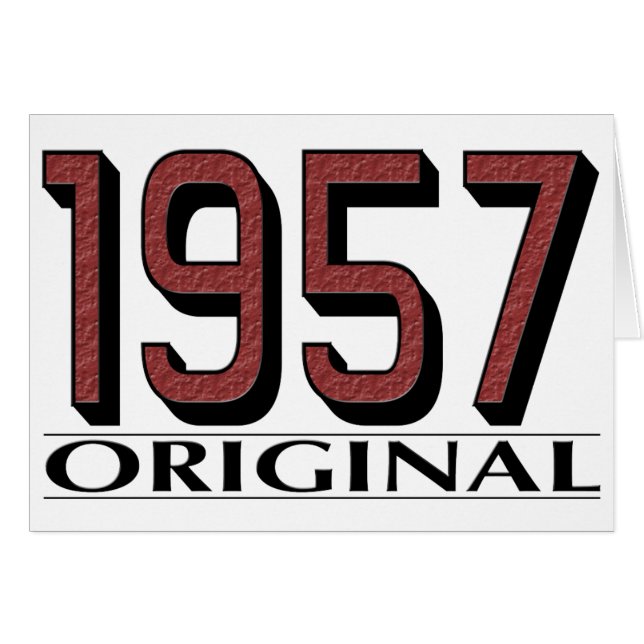 1957 Origineel (Voorkant Horizontaal)