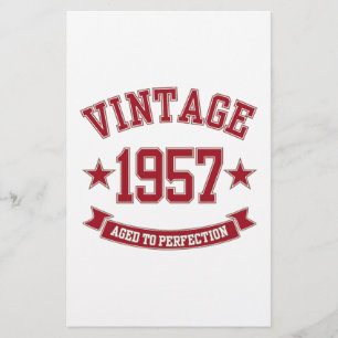 1957 ouder aan perfectie briefpapier