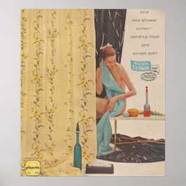 1957 Plastron Ad Poster