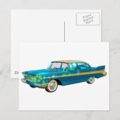 1957 Plymouth Belvedere Briefkaart (Voorkant / Achterkant)