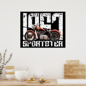 1957 Sportster Poster (Keuken)