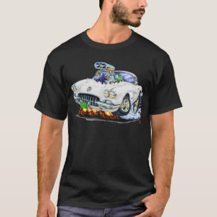 1958-60 Corvette White Car T-shirt