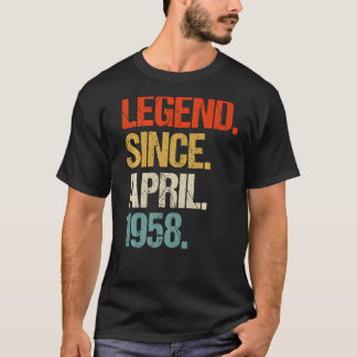 1958 65e verjaardag retro 65 jaar oud t-shirt