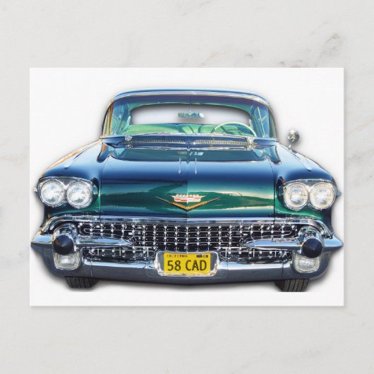 1958 CADILLAC BRIEFKAART (Voorkant)