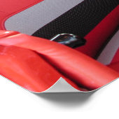 1958 Chevrolet Impala achterbank Poster (Hoek)