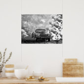 1958 corvette brandwonden poster (Keuken)