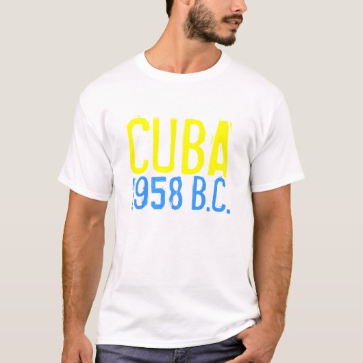 1958 CUBA (vóór castro) T-shirt (Voorkant)
