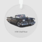 1958 Edsel Pacer acrylornament Ornament (achterkant)
